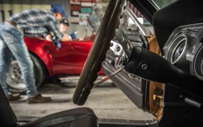 Porsche Checking Fluids